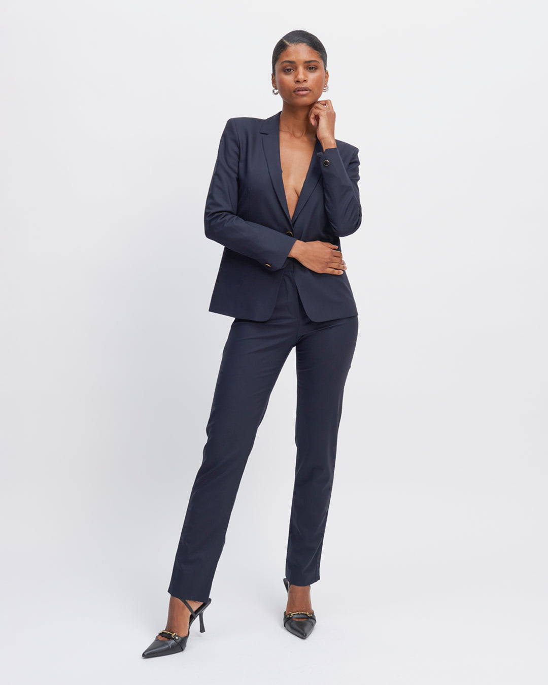 Tailored Single Breasted Paris - Navy Blue