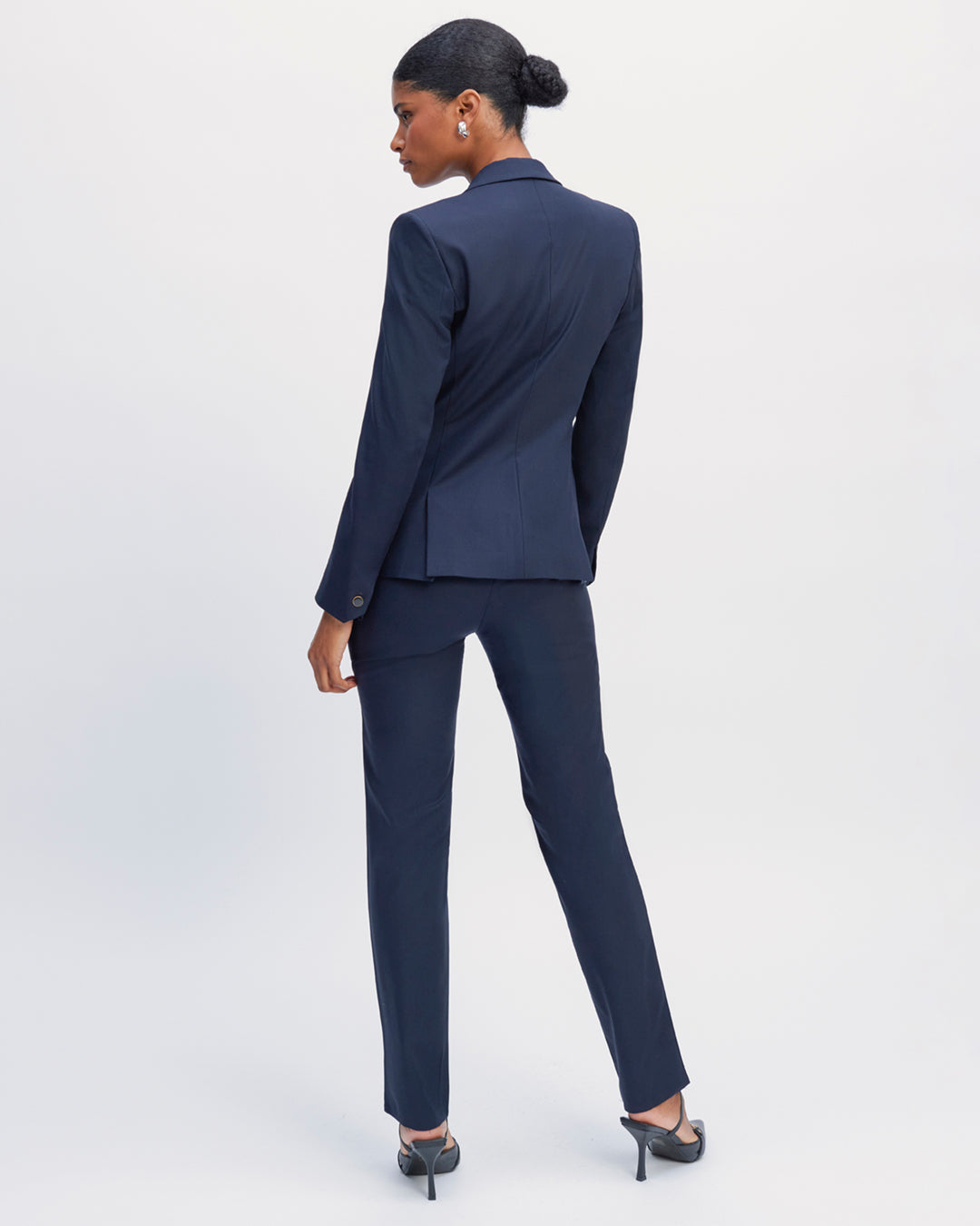 Pantalon tailleur New-York - Bleu Nuit super 120's