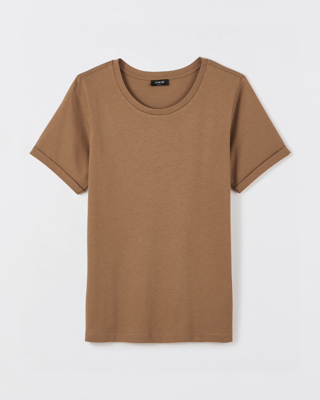 Cotton T-shirt - Camel