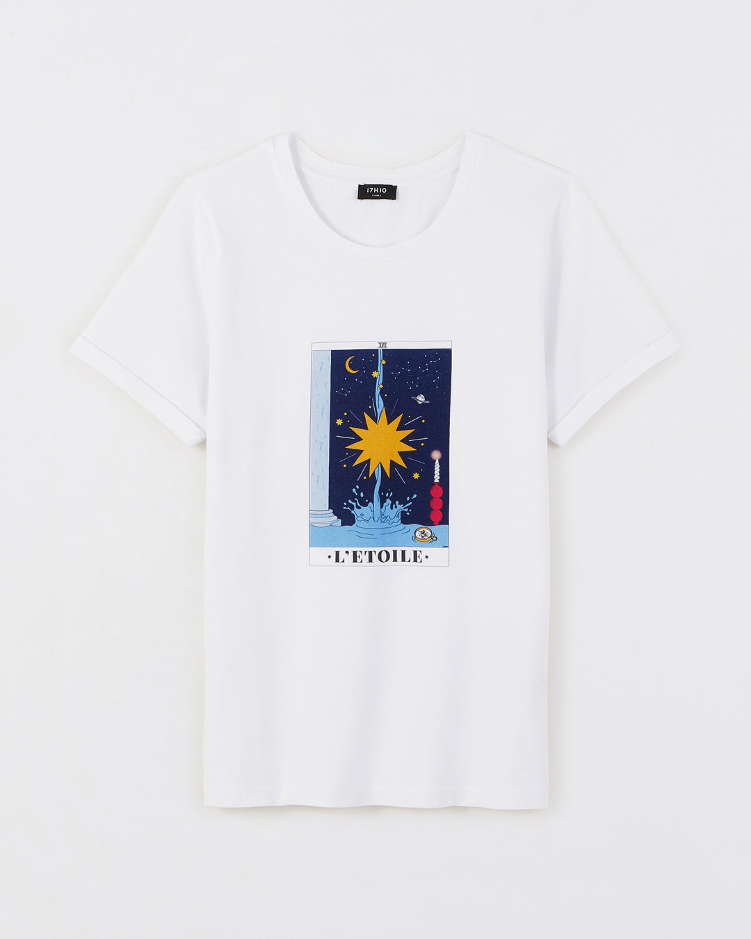 Tarot de Marseille illustrated T-shirt - L'Étoile ⭐️