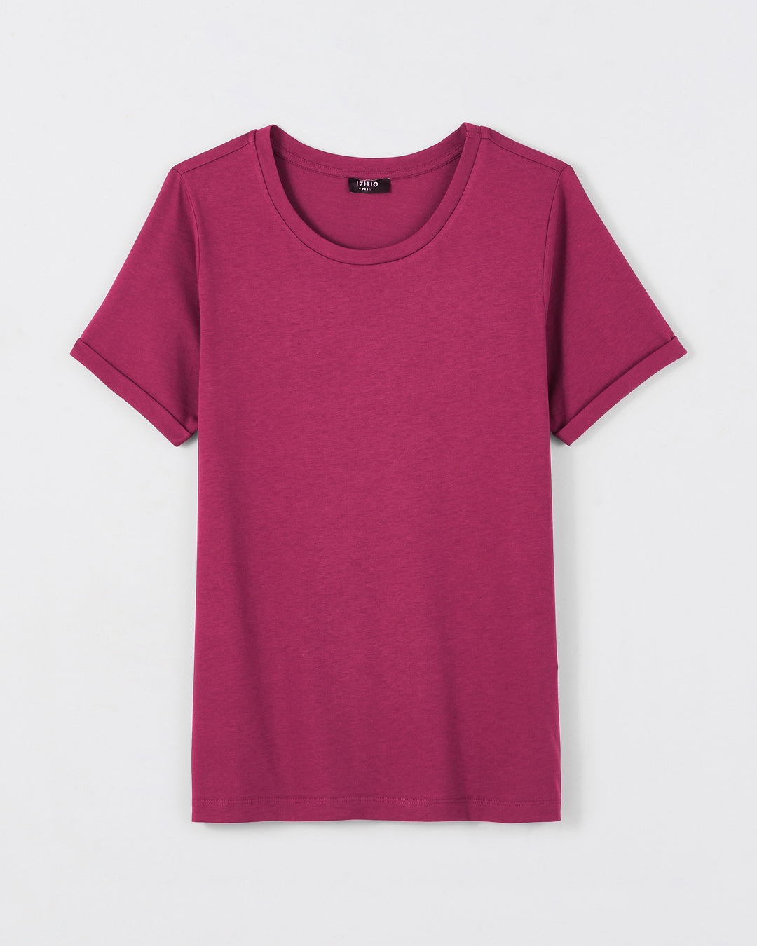 Cotton T-shirt - Raspberry