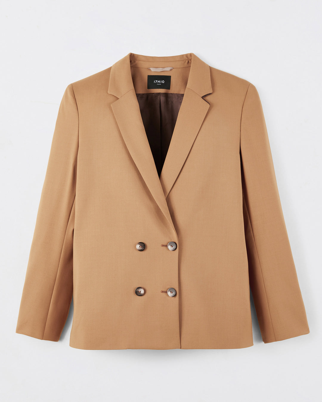 Veste croisée Boston - Camel