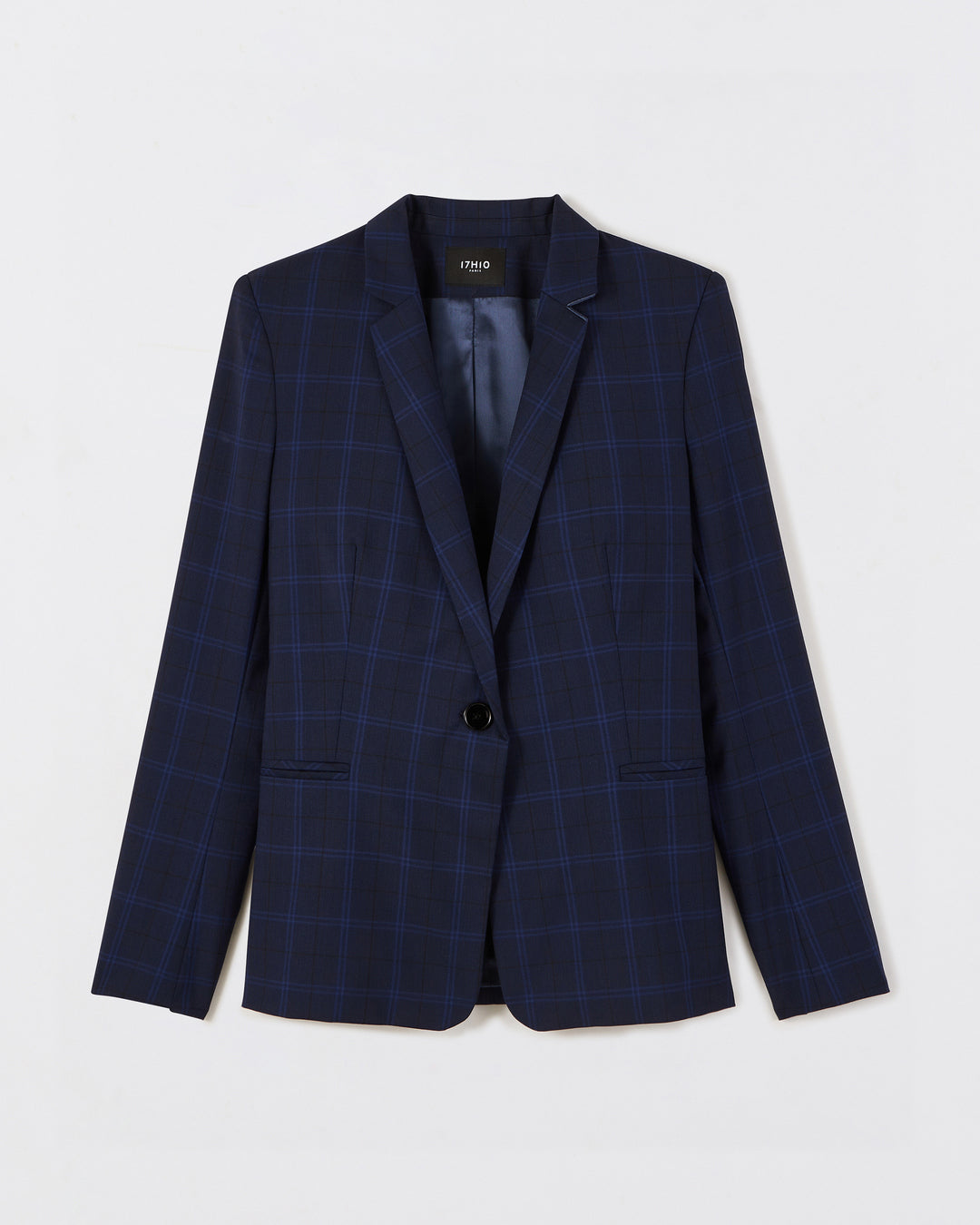 Veste blazer - Tartan Bleu