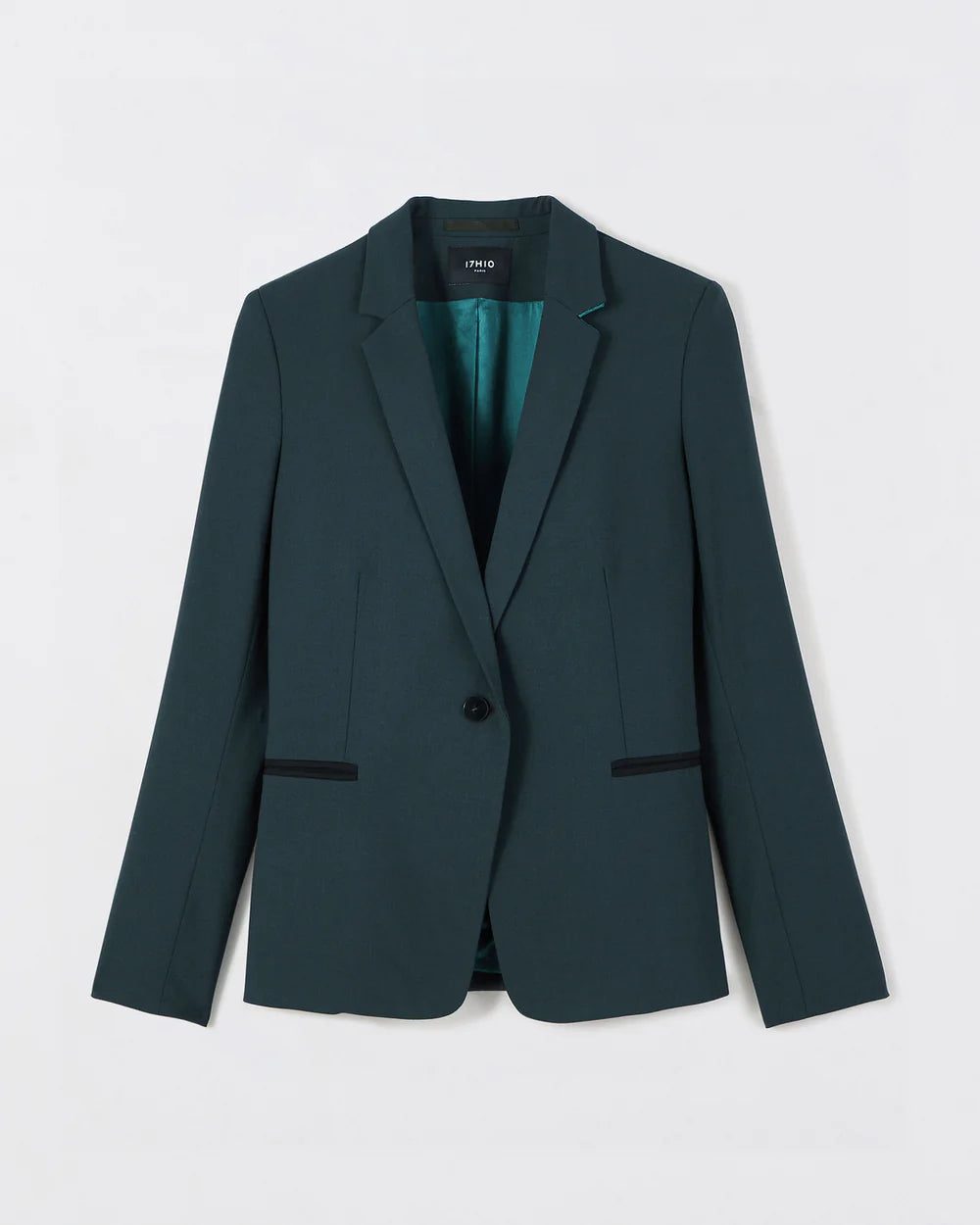 Tailleur vert bouteille