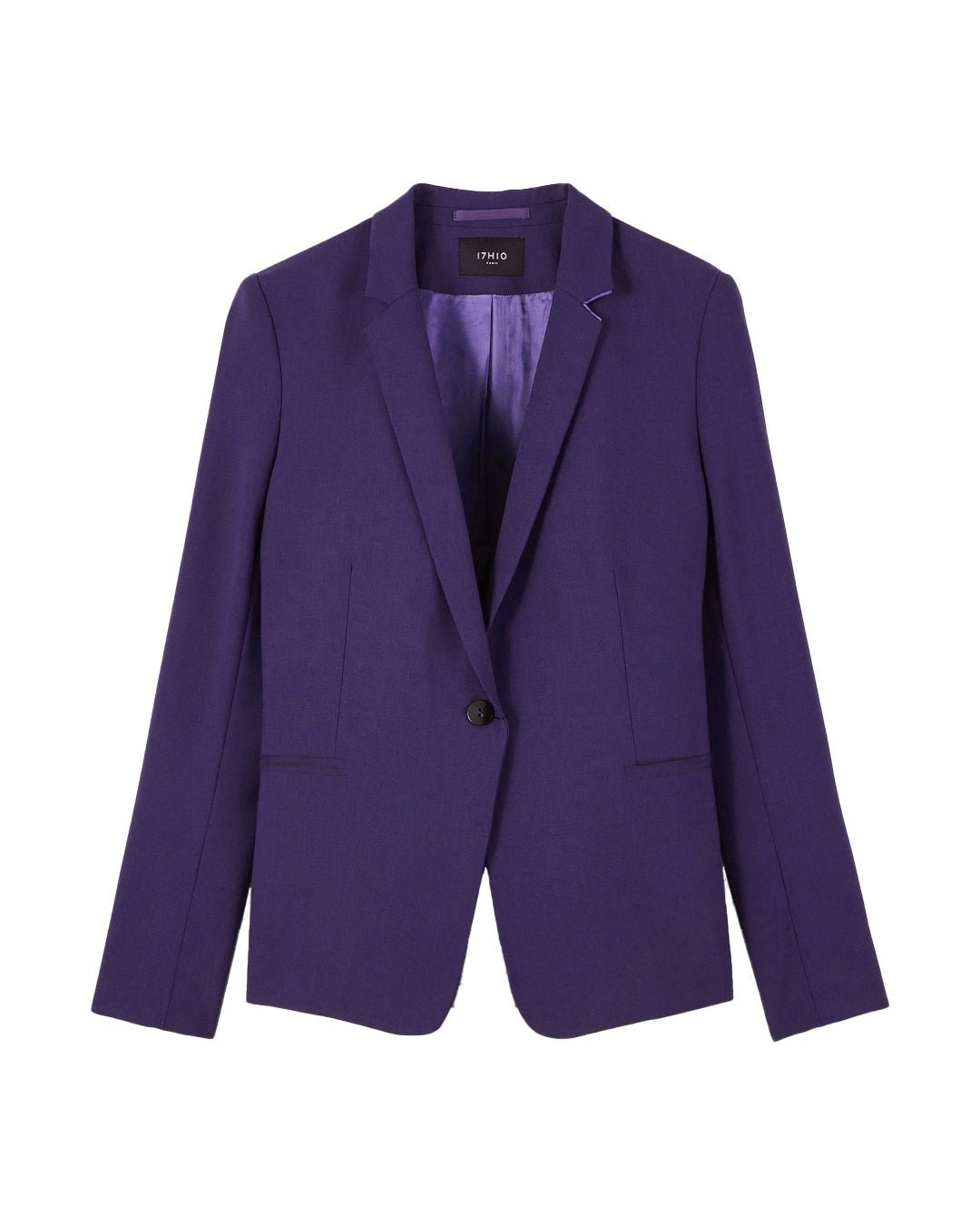 Tailleur violet - veste blazer & pantalon large