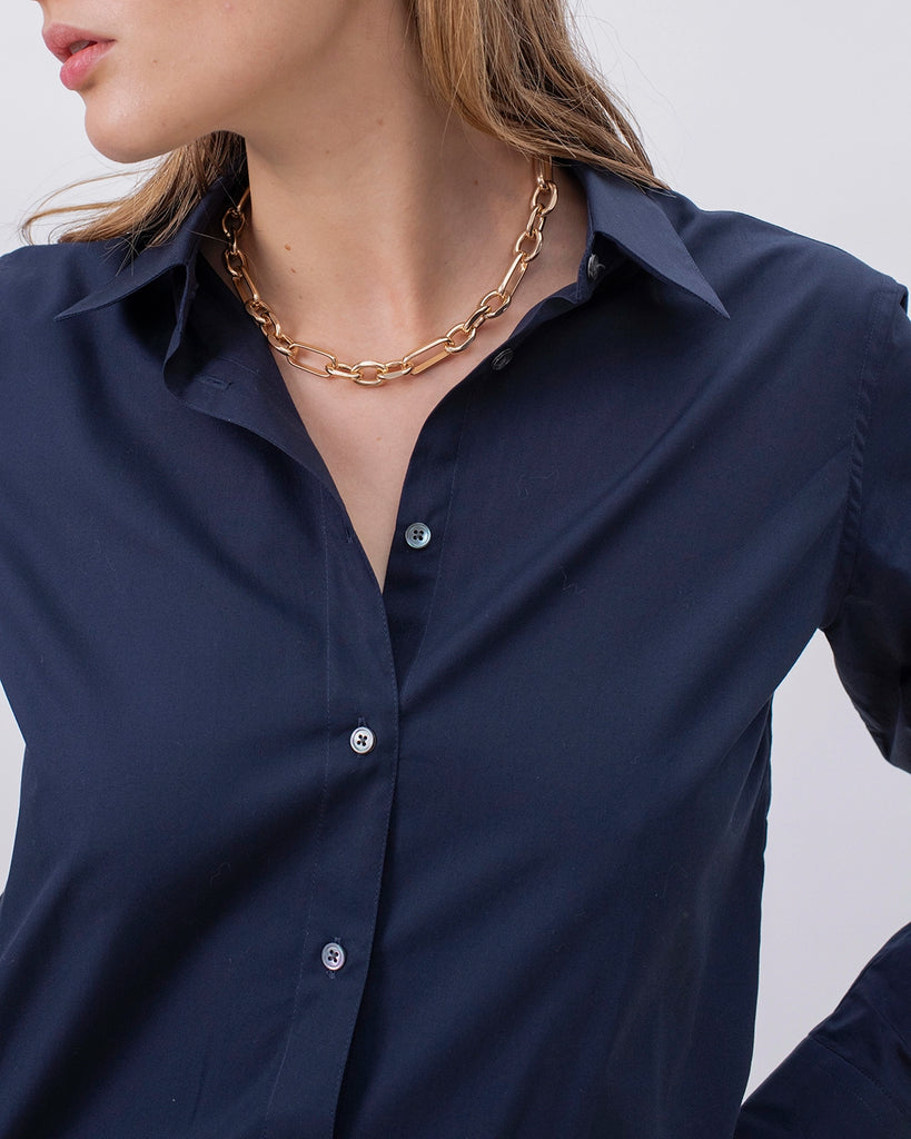 chemise-hudson-bleu-nuit-col-italien-popeline-de-coton-tailleur-pour-femme-1