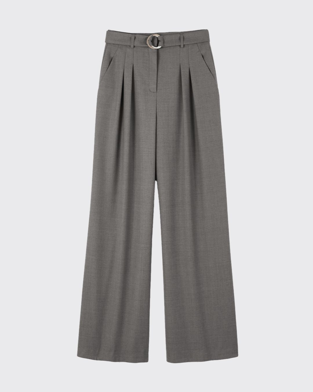 Pantalon palazzo - Gris