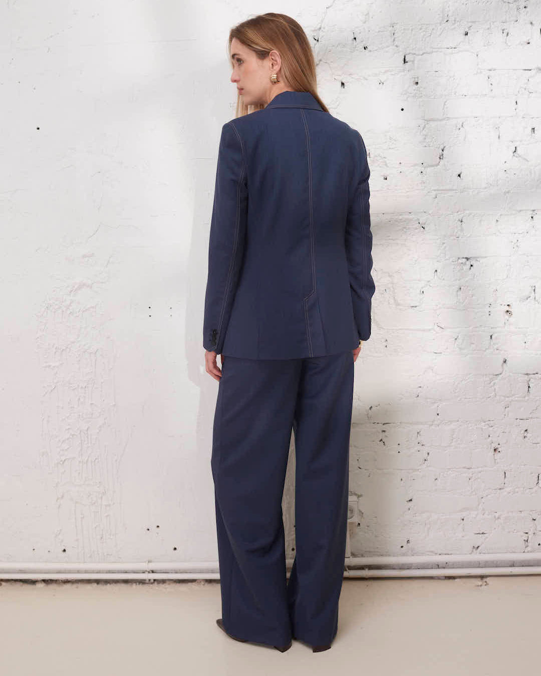 Veste denim oversize pour femme, parfaite pour un layering élégant