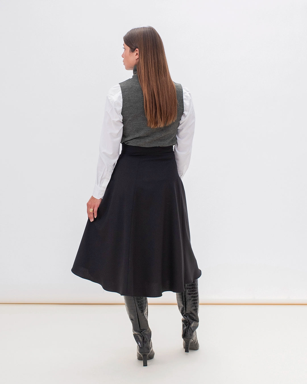 Jupe clearance coupe midi